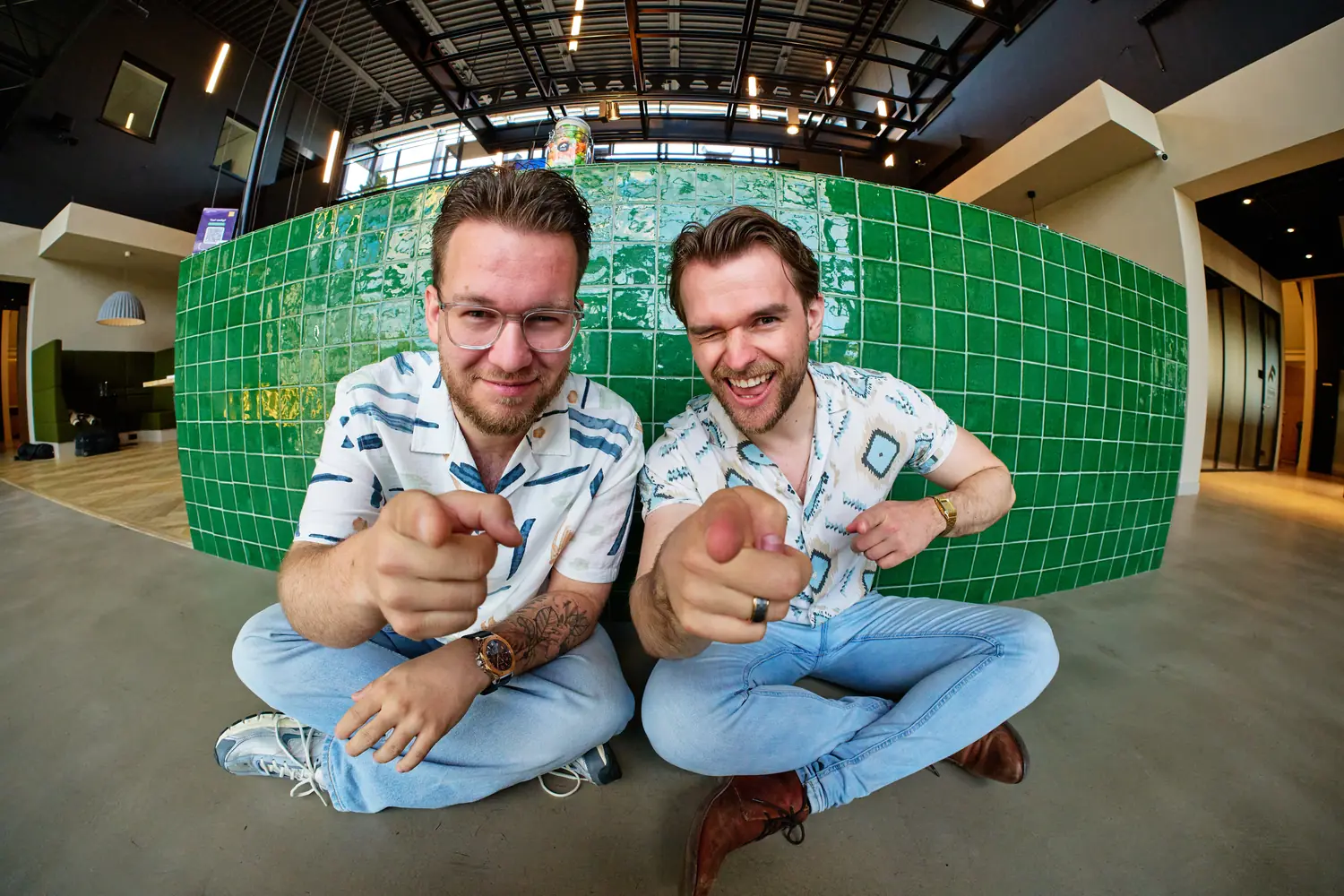Laurentius and KULI together, photographed for Earline Magazine